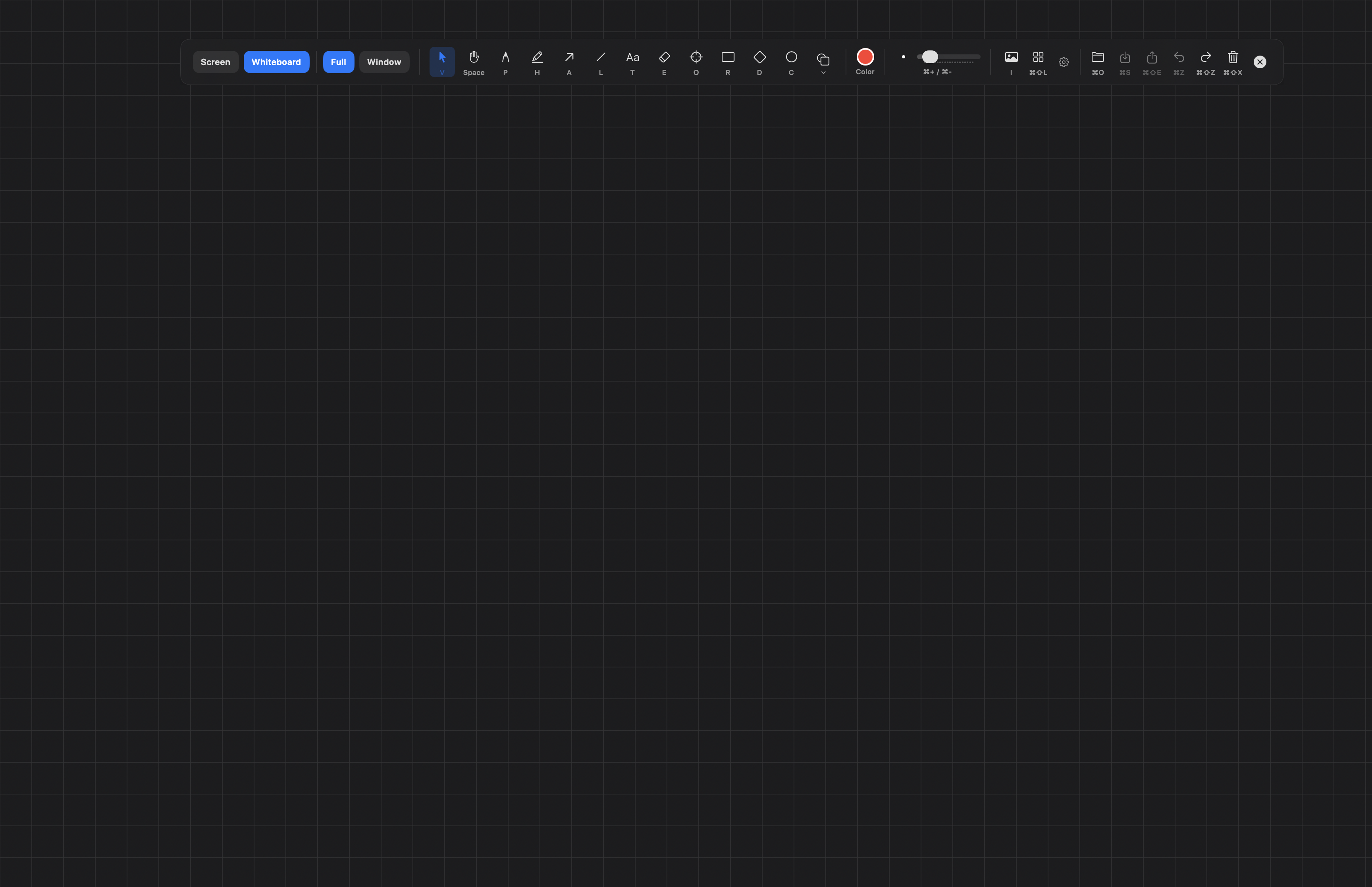 Screen Annotations app — drawing on your screen